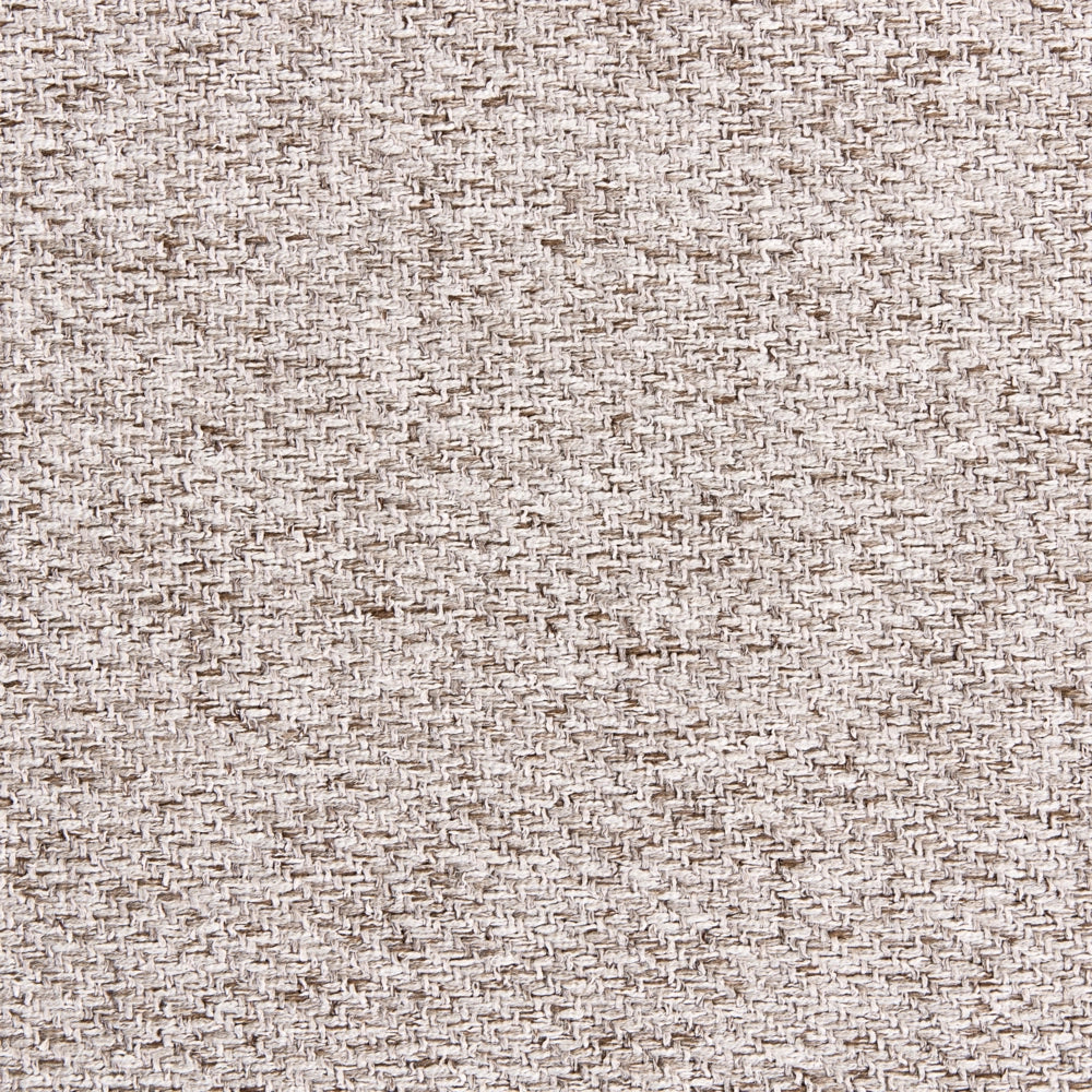 Poltrona in tessuto beige con braccioli, trapuntatura decorativa e gambe in metallo nero angolo lettura moderno per il soggiorno