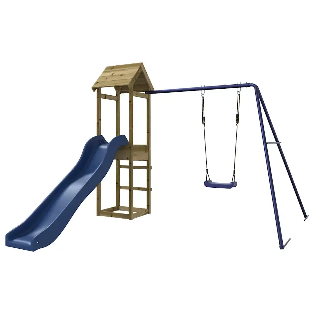 Set da Gioco da Esterno in Legno di Pino Impregnato CFW3771129