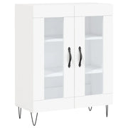 Credenza | Madia | Buffet da pranzo | Armadio da pranzo Bianca 69,5x34x90 cm in Legno Multistrato