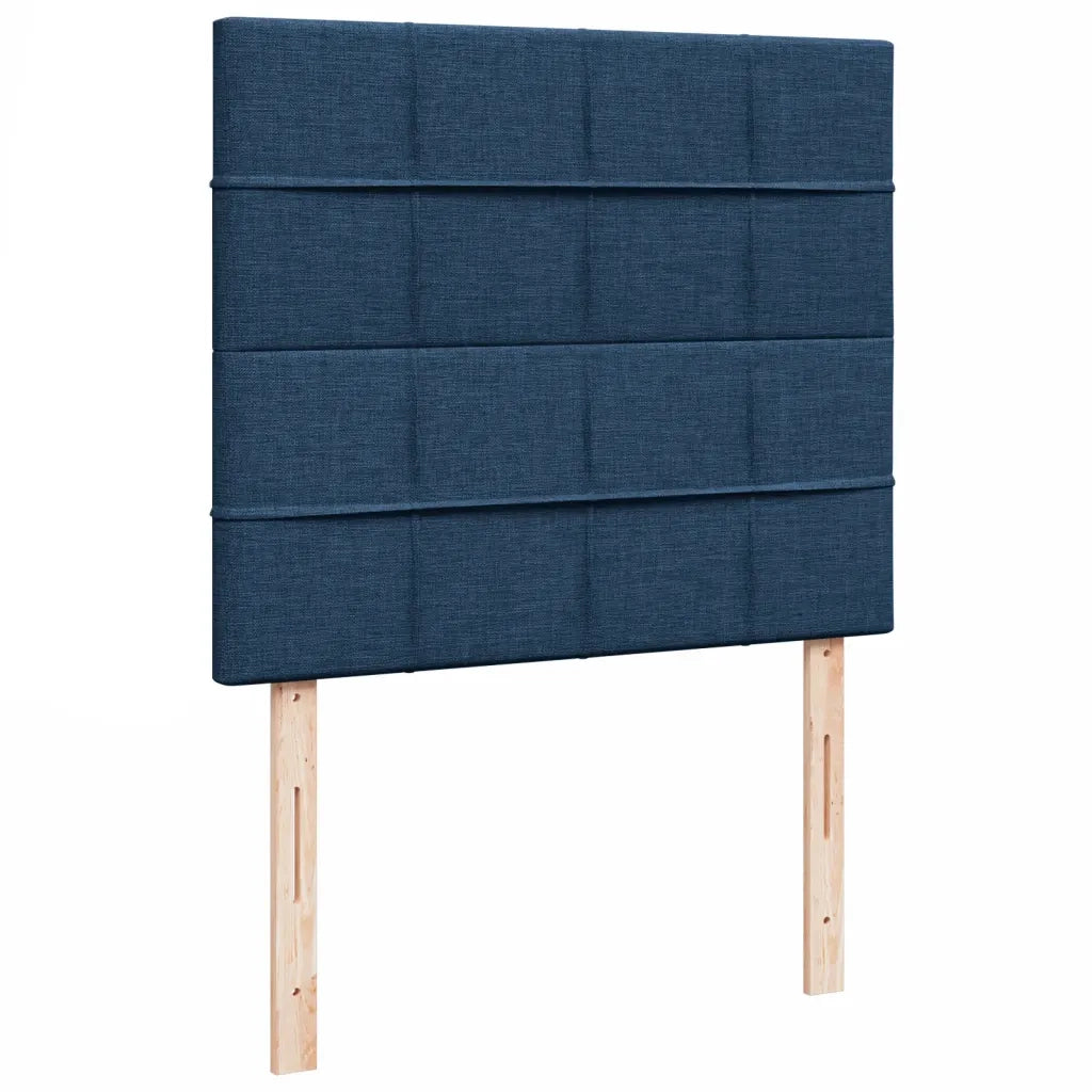 Giroletto a Molle con Materasso Blu 120x200 cm in Tessuto 3293941