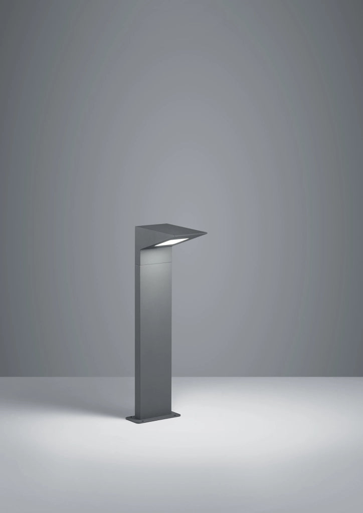 Lampione Esterno Palo Giardino Led Antracite 50 cm Nelson GD Trio