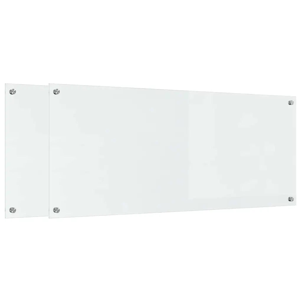 Schienale da cucina 2 pcs Trasparente 120 x 50 cm 3415492
