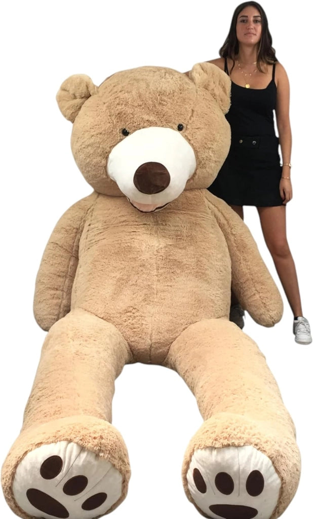 Orso Peluche Gigante 340cm - Fabbricato in Francia, Certificato CE - Morbido e Soffice, Abbracci Garantiti - Orsacchiotto di Peluche Grande Perfetto per Compleanni e Altre Celebrazioni