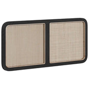 Testiera | Testata con Testiera | Testata Nero 120 x 55 x 3 cm Rattan