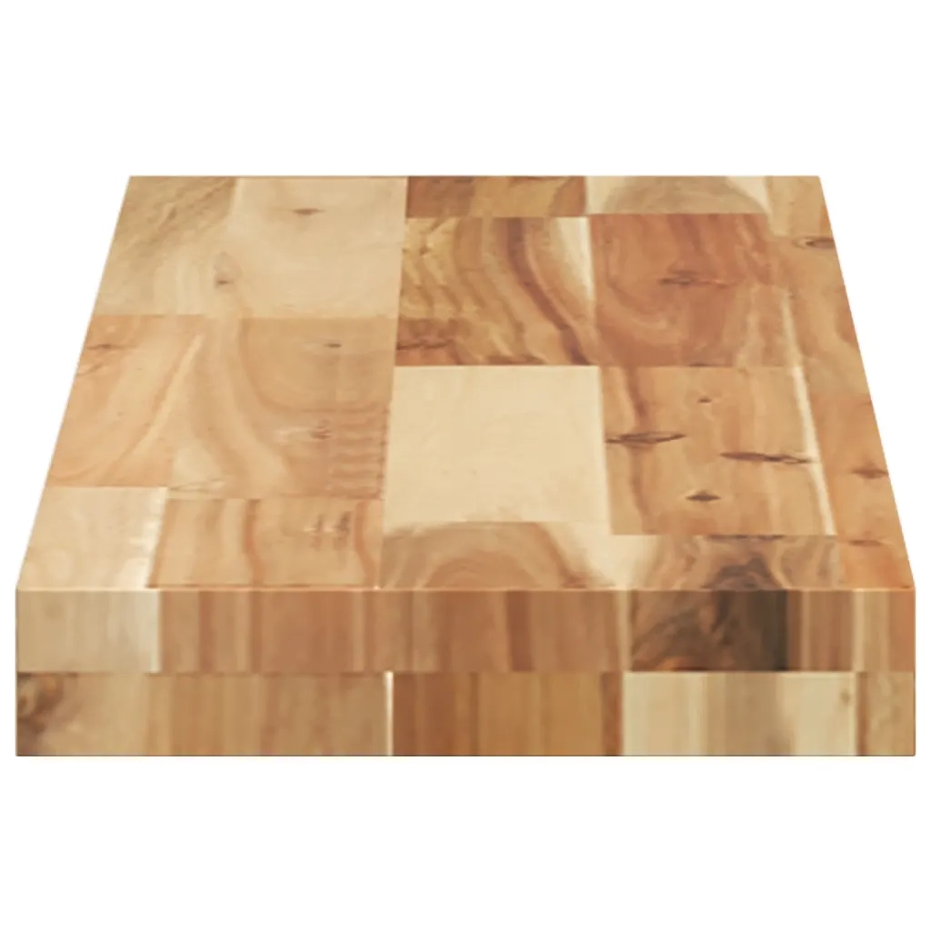Mensole da Parete 3 pz 80x20x4 cm Legno Acacia Rifinito a Olio