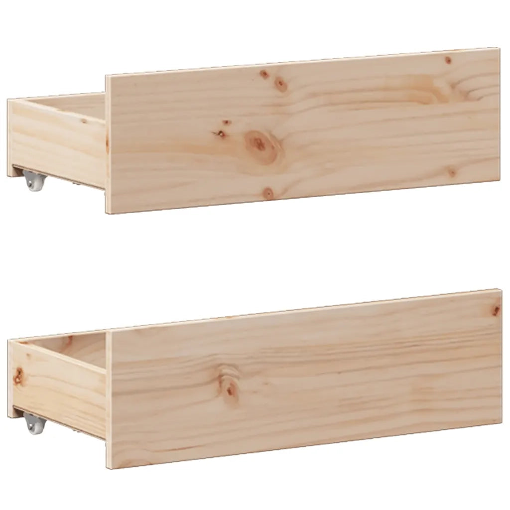 Letto senza Materasso con Testiera 160x200 cm in Legno di Pino 3308759