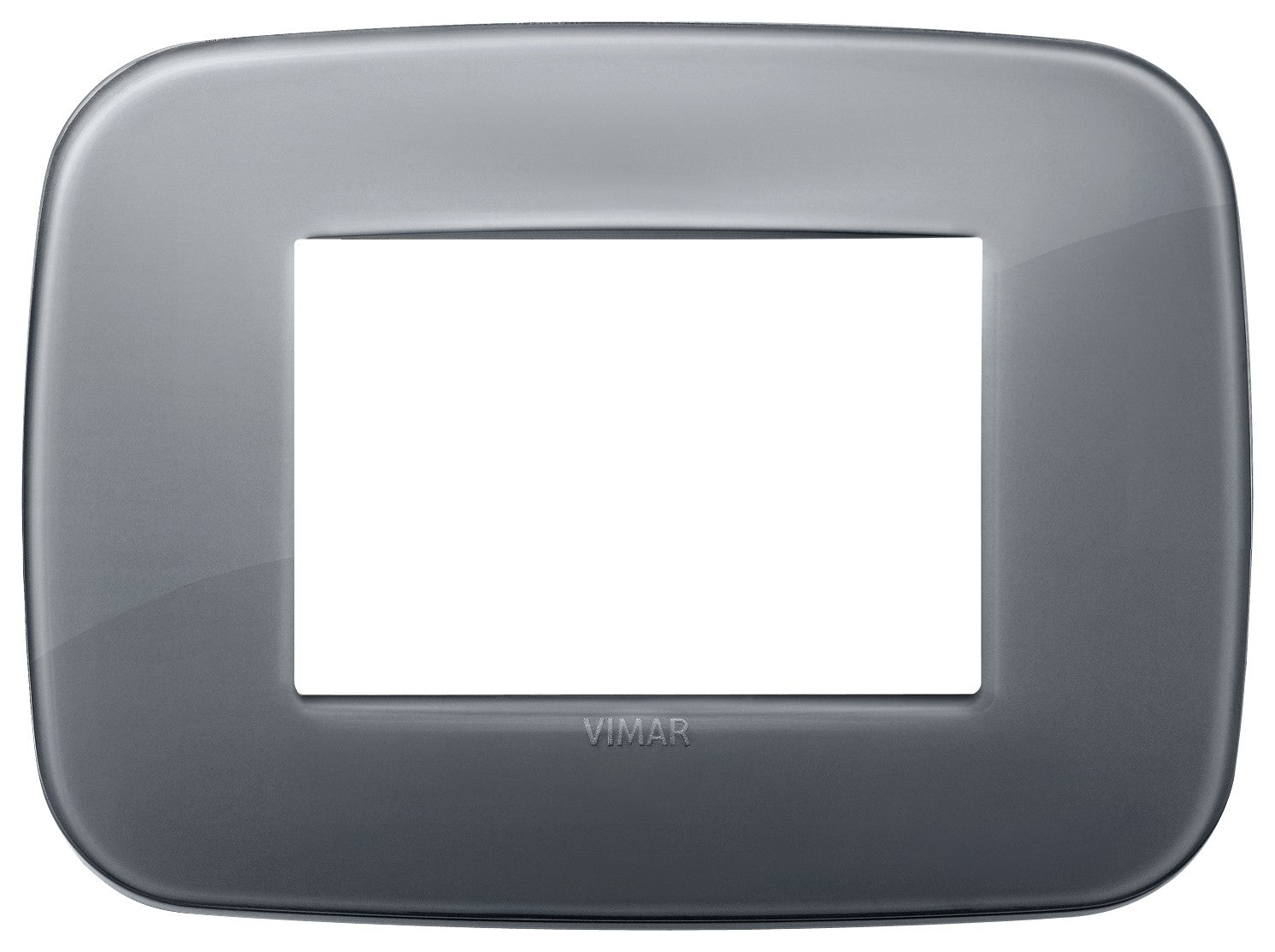 VIMAR Placca Round 3M Reflex grigio fumè - 19683.61