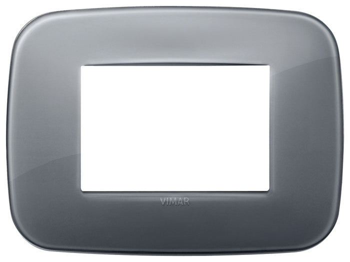 VIMAR Placca Round 3M Reflex grigio fumè - 19683.61