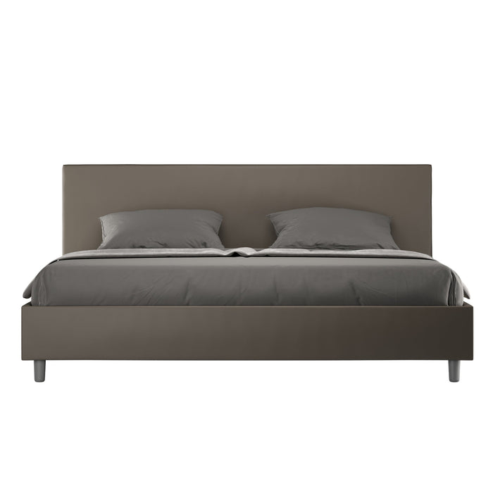 Letto Matrimoniale 160x200 cm Senza Rete Adele Cappuccino
