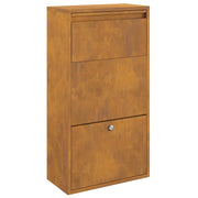 Cassetta per pacchi con archiviazione Ruggine 44 x 22 x 82 cm CFW1888014