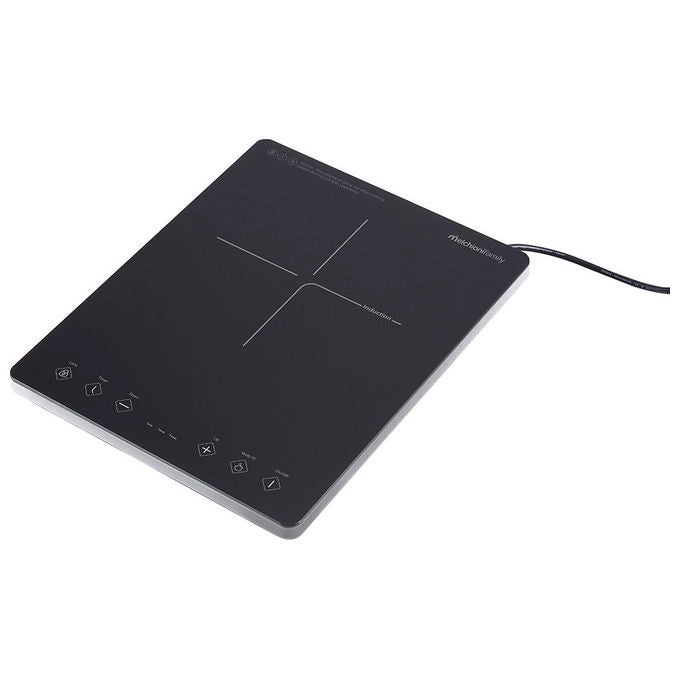 Melchioni, Piano Cottura a Induzione Zoneless, 37 cm, Nero, Da Incasso