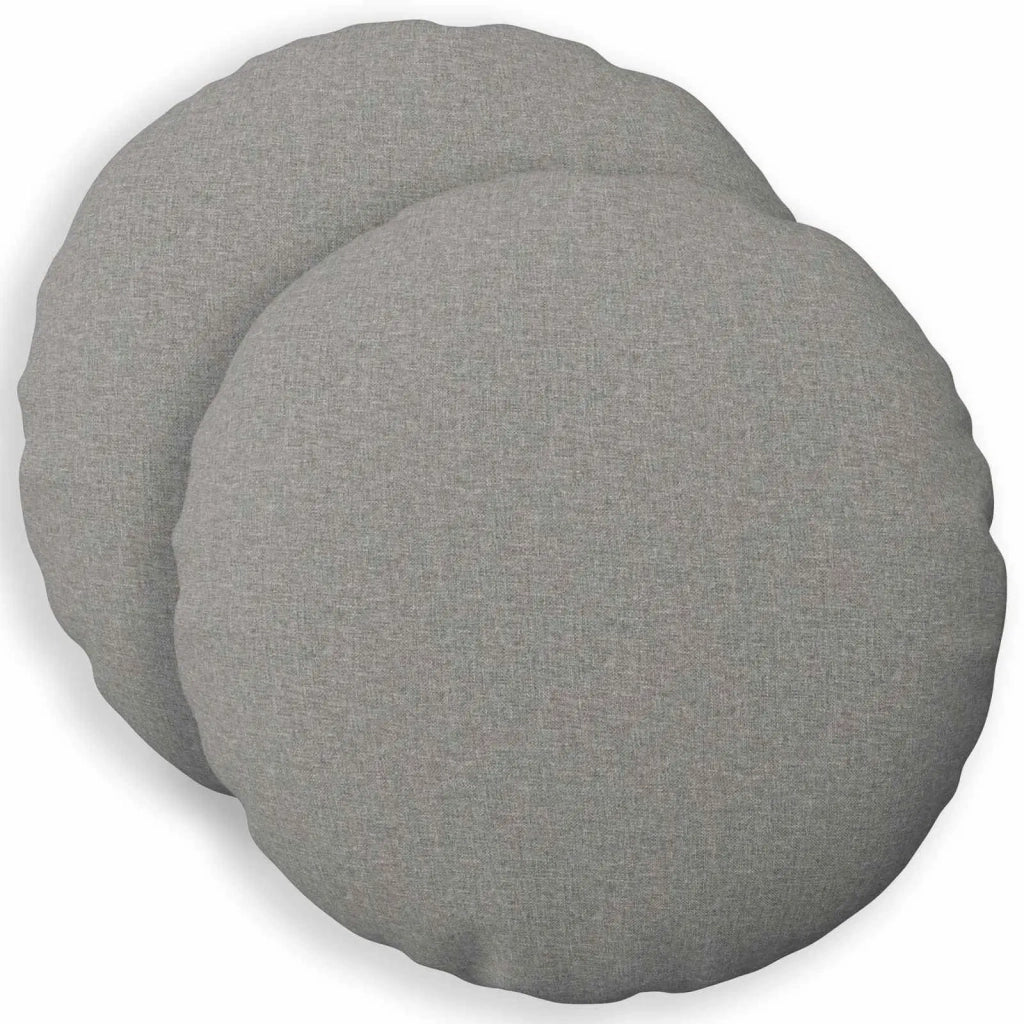Federa 2 pz HEERLEN Grigio Nuvola Ø 60 cm Tessuto 922837