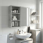 Armadio da bagno a muro Grigio Cemento 30 x 16 x 62,5 cm 889338