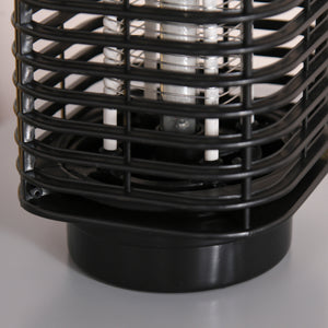 Zanzariera Elettrica 3W con Luce UV per Interno ed Esterno Nero