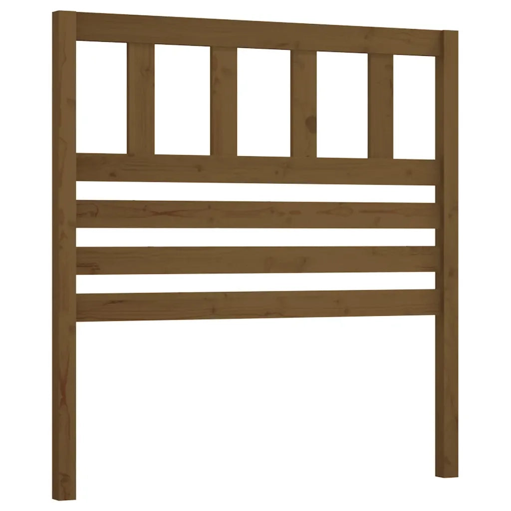 Testiera per Letto Miele 106x4x100 cm in Legno Massello di Pino cod mxl 29898