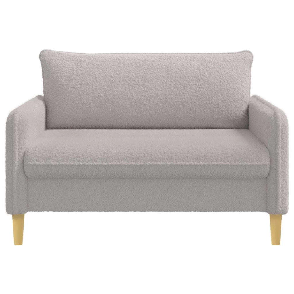 Poltrona XXL Grigio Chiaro Bouclé 42043562