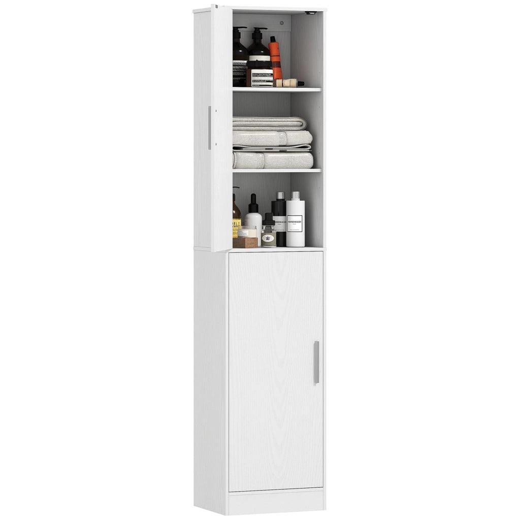 Armadietto Bagno Stretto ¨C Zephmum ¨C Bianco 60x30x180