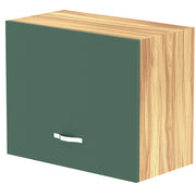 Pensile da Cucina Ribaltabile Muro Armadio Sospeso in Legno Parete Colore Verde