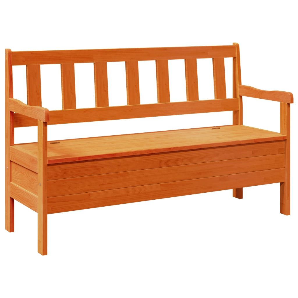 Panchina da esterno in acacia 119x76x44 cm in legno solido di pino