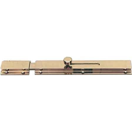 CATENACCIO A CANNONE TONDO IN OTTONE 120 mm - Ottone nichelato