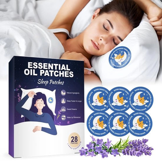 Sosteggi per sonno per adulti, ingredienti veloci, sostegni per sonno, sostegni per sonno profondi, adesivi per il sonno per uomini e donne (28 pezzi)