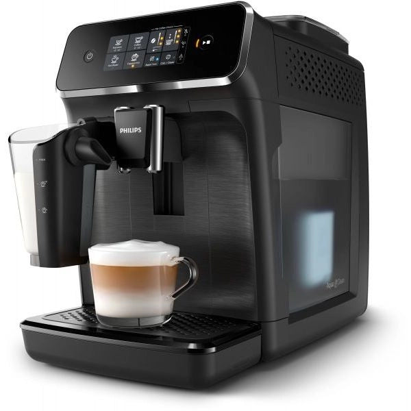 Philips 2200 series lattego ep2230/10 macchina da caffè automatica, 4 bevande, cappuccinatore, 1.8 l, macine in ceramica