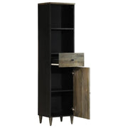 Mobile da Bagno 38x33x160 cm in Legno Massello di Mango 4017814