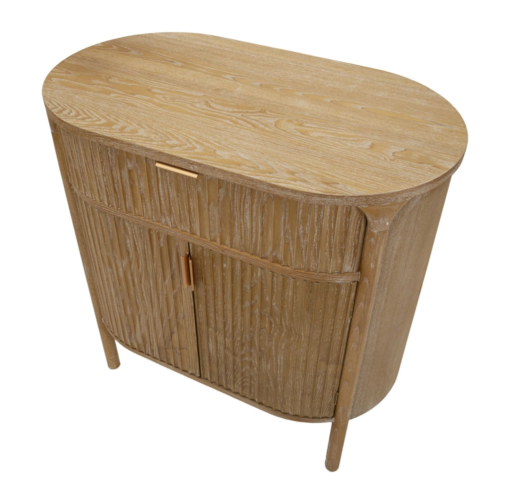 Mobiletto Goteborg 81x46x82 cm in Abete e MDF e Ferro