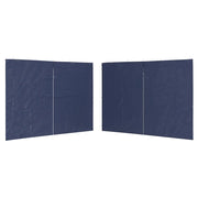 Parete per Tendostruttura in PE 2 pz con Cerniera Blu CFW3702688