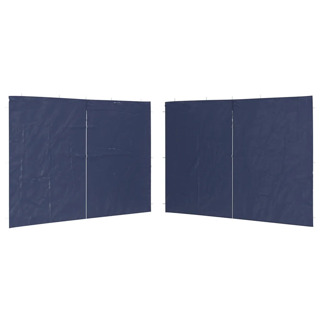 Parete per Tendostruttura in PE 2 pz con Cerniera Blu CFW3702688