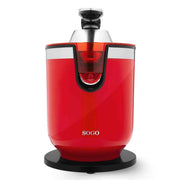 Estrattore di Succo Professionale con Leva a Pressa - 600ml - 300W - Rosso/Nero