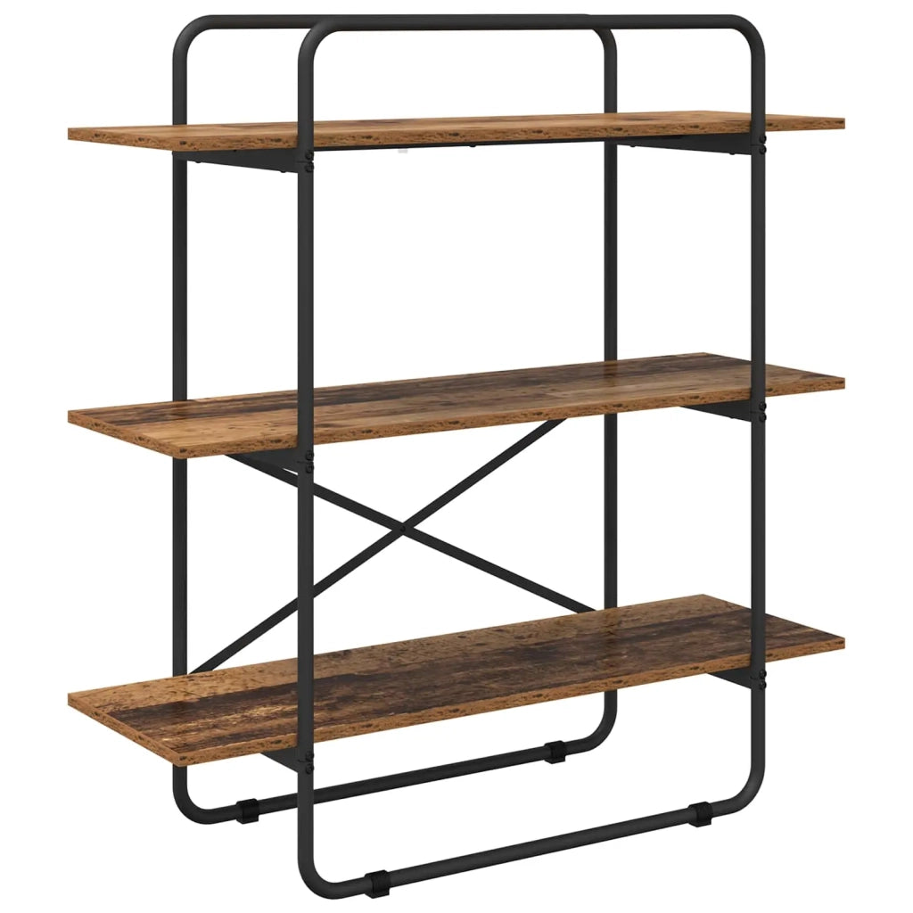 Libreria 3 livelli 100 x 35 x 105 cm PB Legno di quercia 8007796