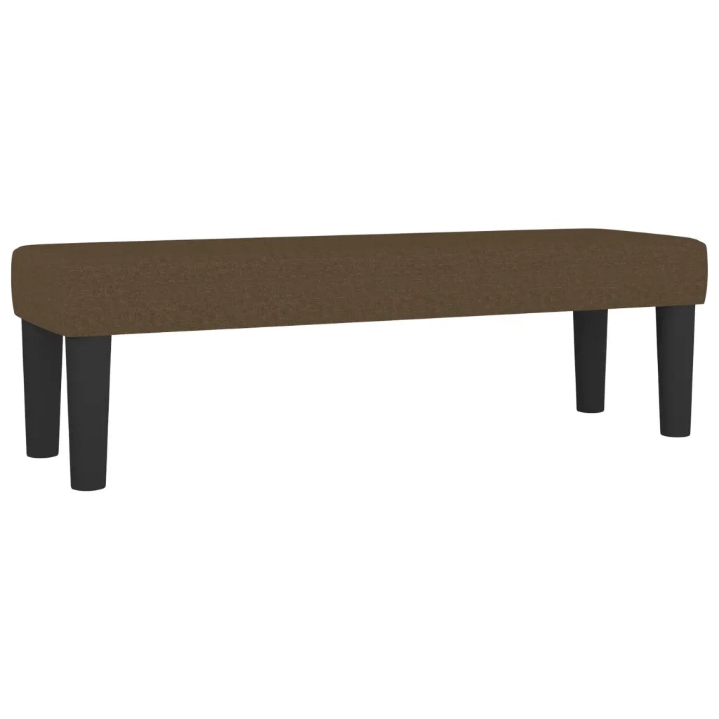 Giroletto a Molle con Materasso Marrone Scuro 160x200cm Tessuto cod mxl 49344