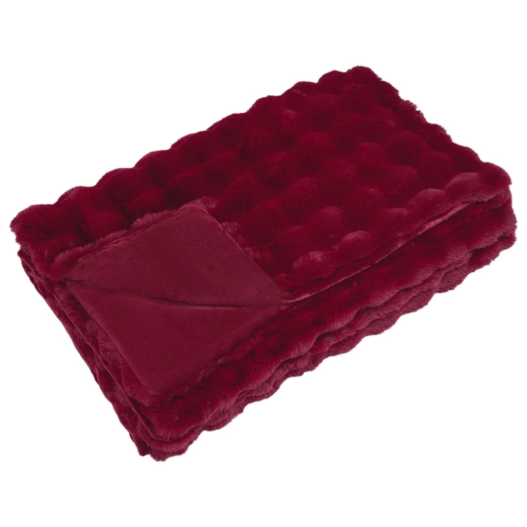 Coperta antiscivolo in finta di coniglio Olite 4 pcs Poliestere