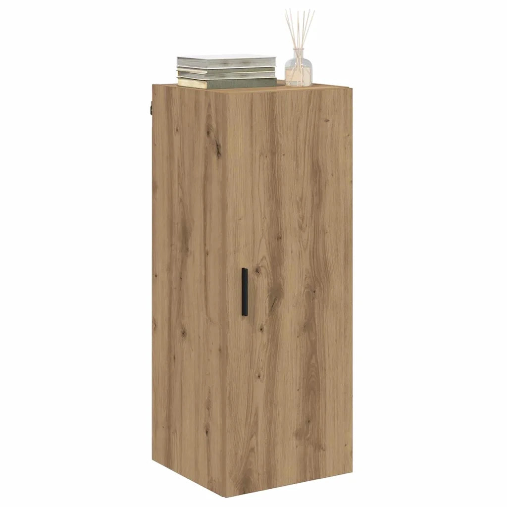 Pensile | Mobile a Parete Rovere artigianale 34,5 x 34 x 90 cm Legno multistrato