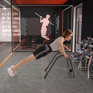 Allenatore Addominale Fitness Pieghevole, Allenatore Fitness AB con Supporto Imbottito per Testa/Collo, Assistente per Allenamento Sit Up, Esercitatore per Crunch