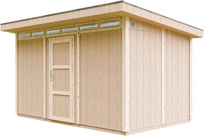 Casetta da Giardino di QUALIT? PREMIUM 8,7m?²-L412xW279cm - TIMBELA M904