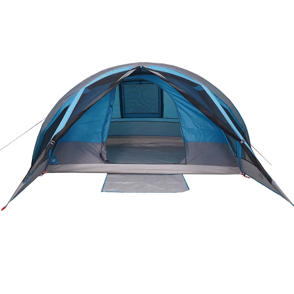 Tenda Familiare Cabina per 6 Persone-Tenda da campeggio Blu Impermeabile 542629