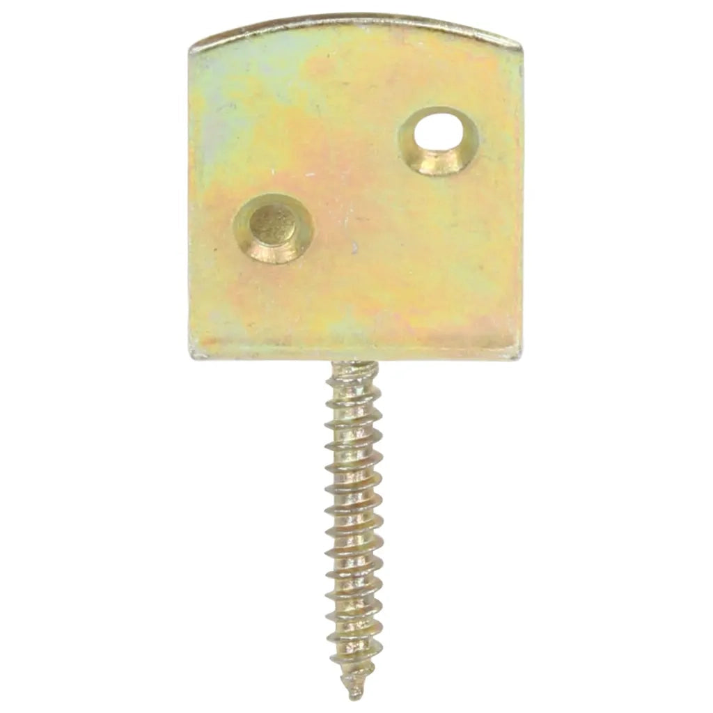 Staffe per Pannello di Recinzione 4 pz a L in Metallo Zincato cod mxl 69943