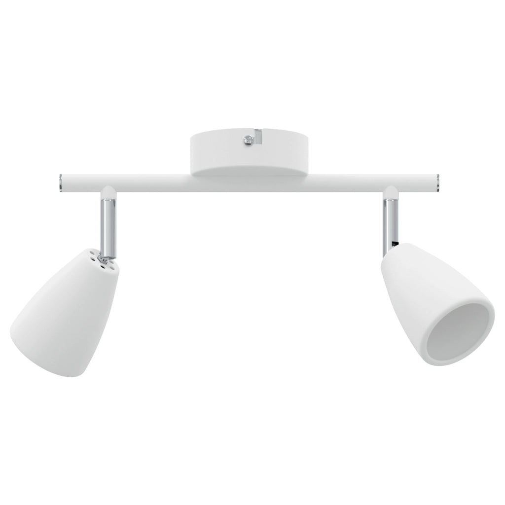 faretti da soffitto 2 vie regolabili GU10 bianchi