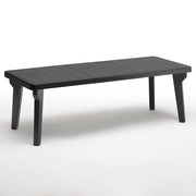 TAVOLO BERGEN 160/220X90X74H ANTRACITE- 1,0 pz