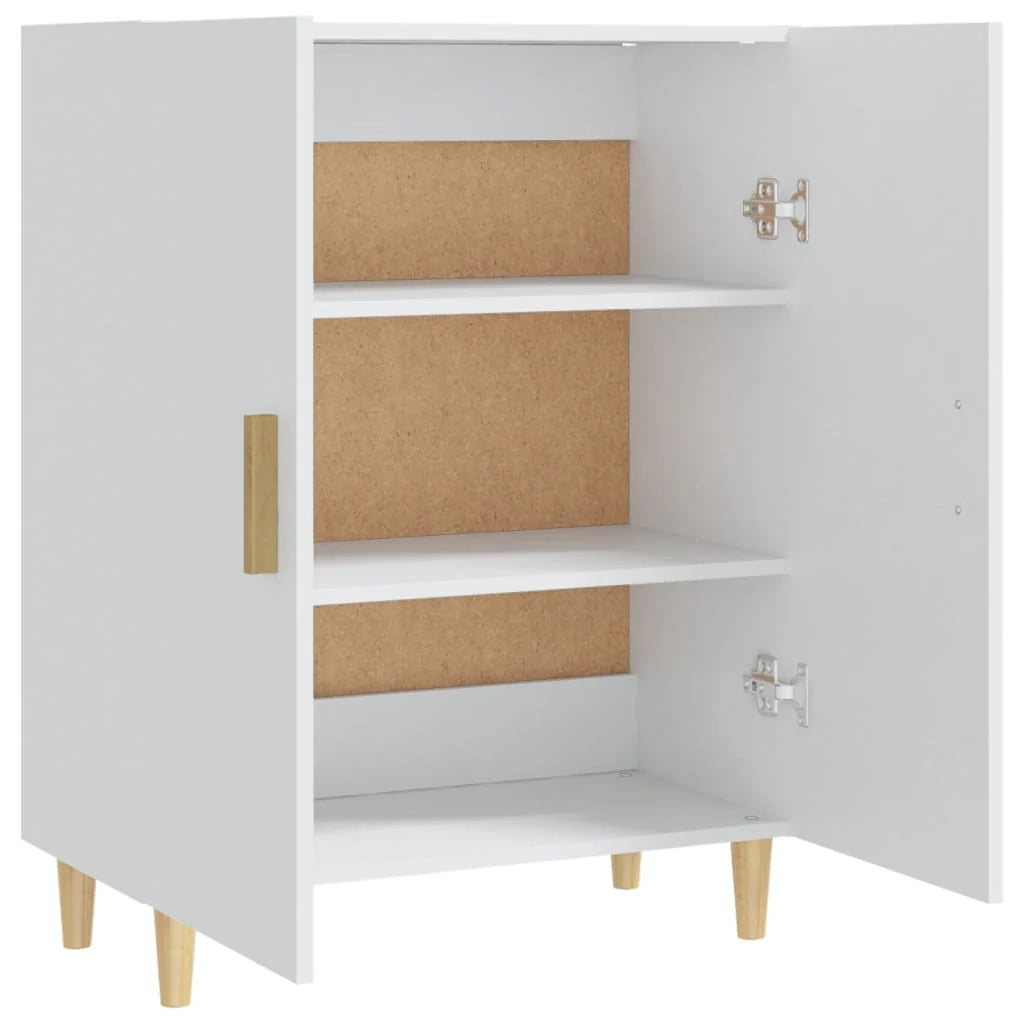 Buffet credenza cassettiera armadio mobile contenitore organizer per cucina soggiorno salotto 70 x 34 x 90 cm legno ingegnerizzato bianco 02_0030482