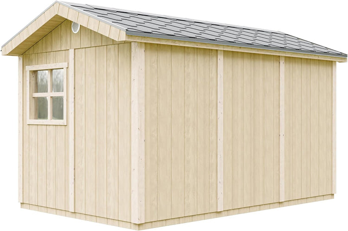 Casetta da giardino di qualit? premium 8,68 m² - H252x250x412 cm - Timbela M914