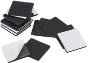 Pads per pavimento 16 pezzi - Protezione autoadesiva per pavimenti duri - Velluto 40 mm x 40 mm - Nero - Protezione per pavimenti duri - Riduce il rumore