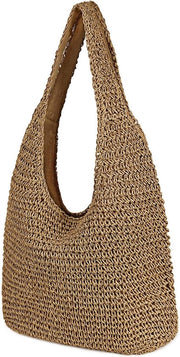 Borse per donna - Materiale naturale cotone e canapa - Chiusura a righello - Porta a spalla/crossbody - Sostenibile
