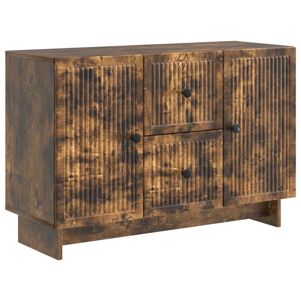 Credenza Rovere Fumo 89 x 34,5 x 60 cm Legno ingegnerizzato