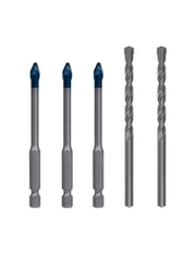 Set di 5 punte BOSCH EXPERT HEX-9 HardCeramic (2 608 900 596)