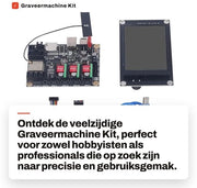 Kit di Graveatura Universale - Touchscreen da 3,5 Pollici - Processore Cortex-M4 - Supporto Gcode - Supporto Carta di Memoria - Set di Graveatura