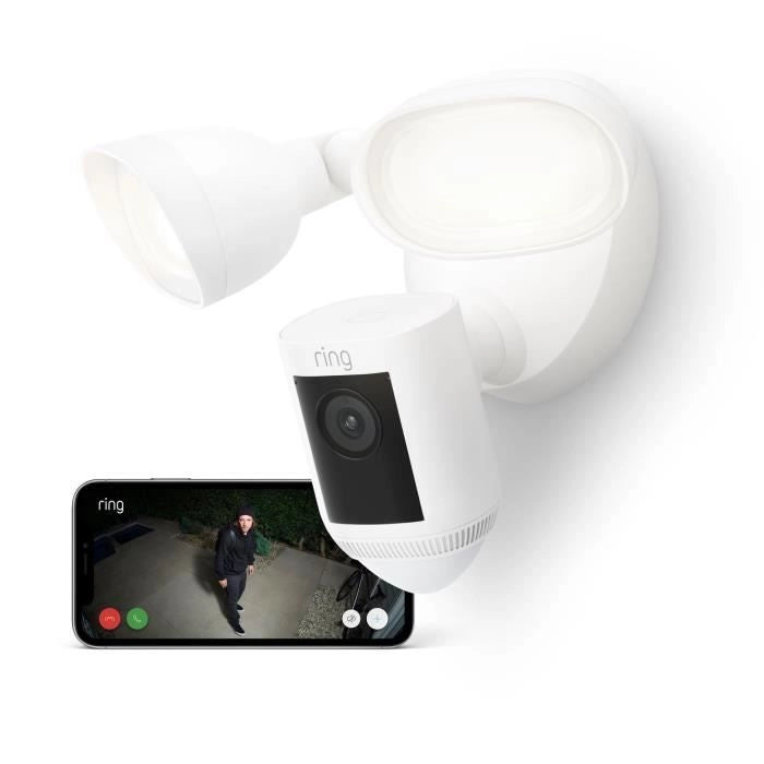 Telecamera di sorveglianza - RING - Spotlight Pro Wired - Bianco - EU
