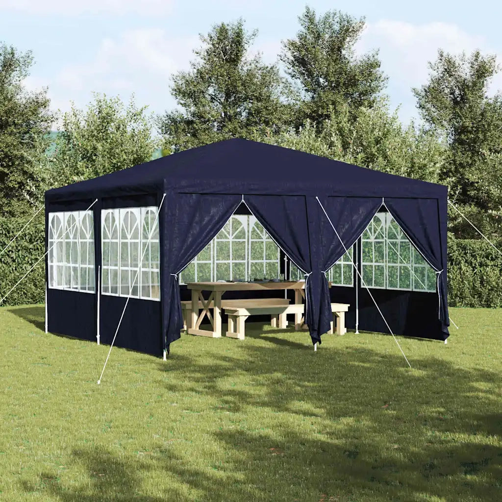 Tenda Party Blu 400 x 400 x 266 cm Polietilene 42003426